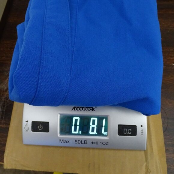 Figs Rafaela Blue Sleeveless Mandarin Collar Scrub Top Women Size S Pockets - Picture 8 of 8